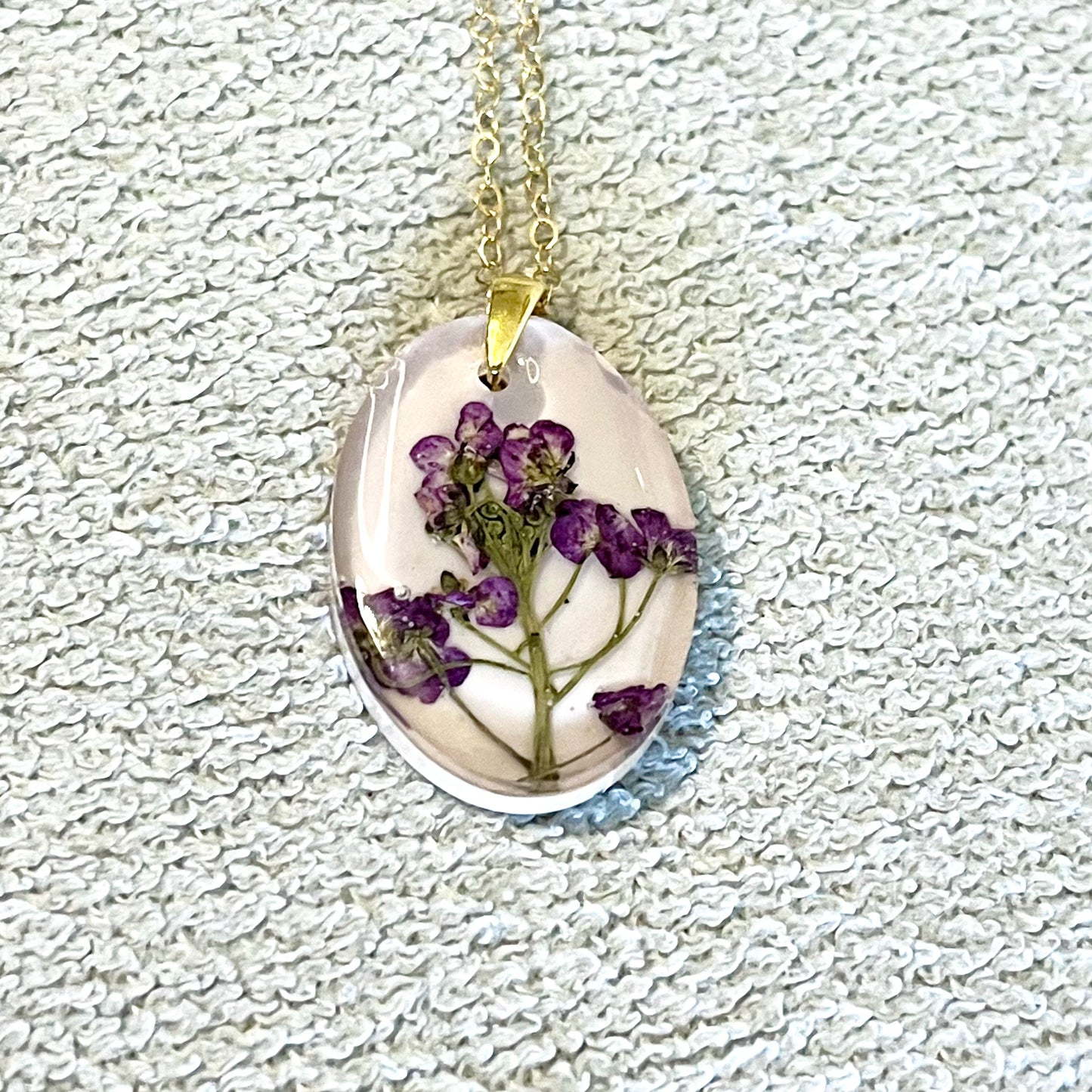 Pastel Flower Pendants - Flower Necklaces