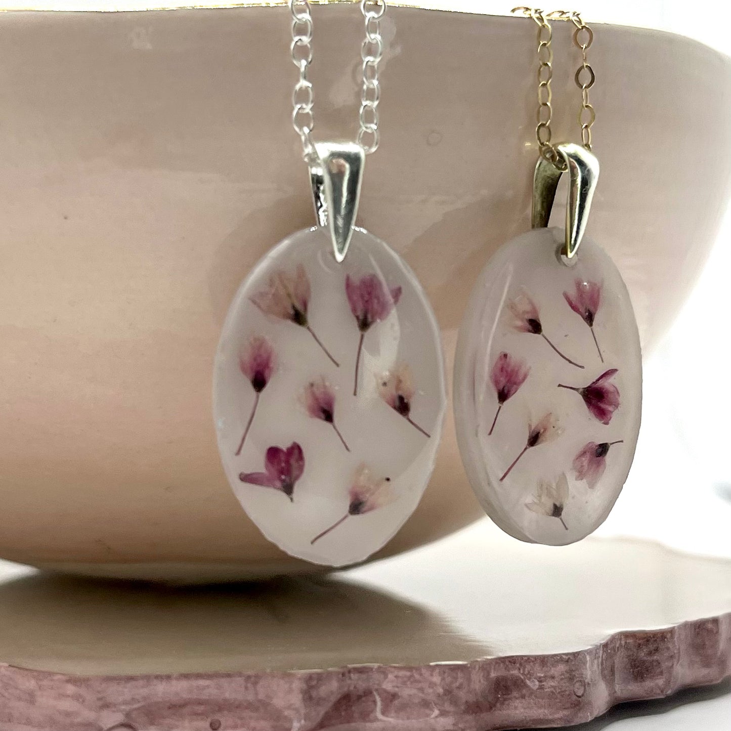 Japanese Cherry Blossom Necklace