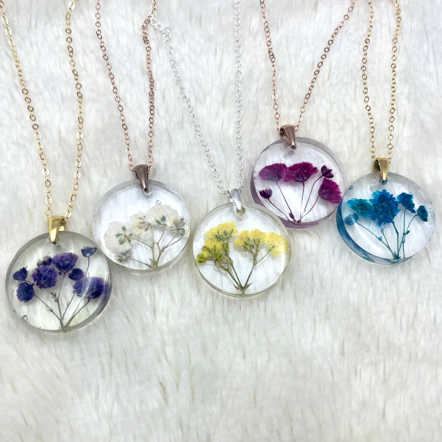 Gypsophila Flower Necklace