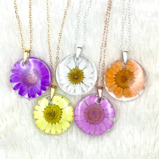 Daisy Flower Necklace