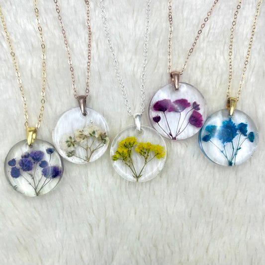 Gypsophila Flower Necklace